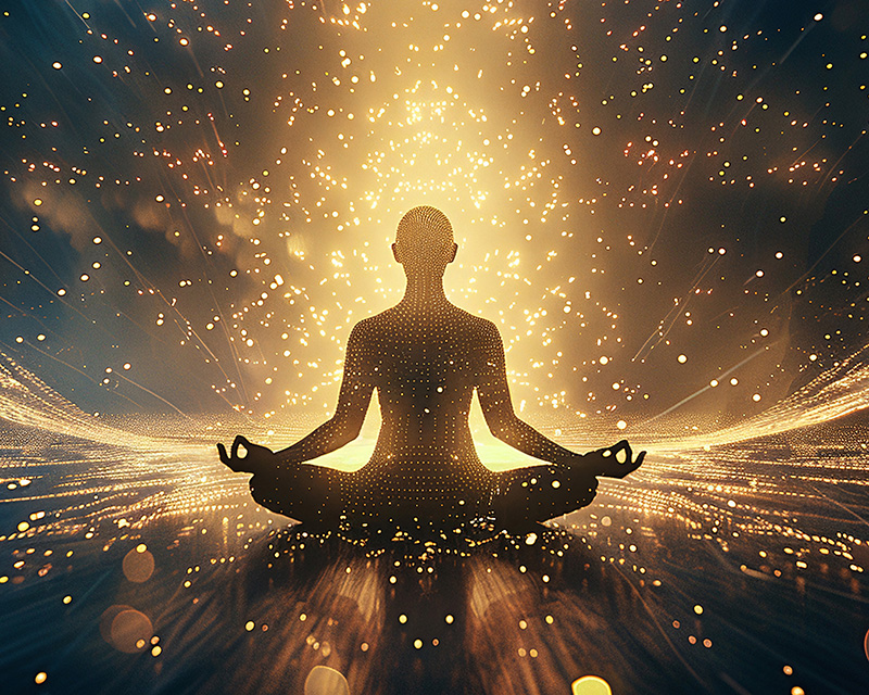 services_fees_monica_uthlaut Person meditating with gold energy around them